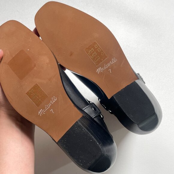 Madewell Santiago Western Ankle Boot Leather Black Size 7 NEW IN BOX - Picture 7 of 9